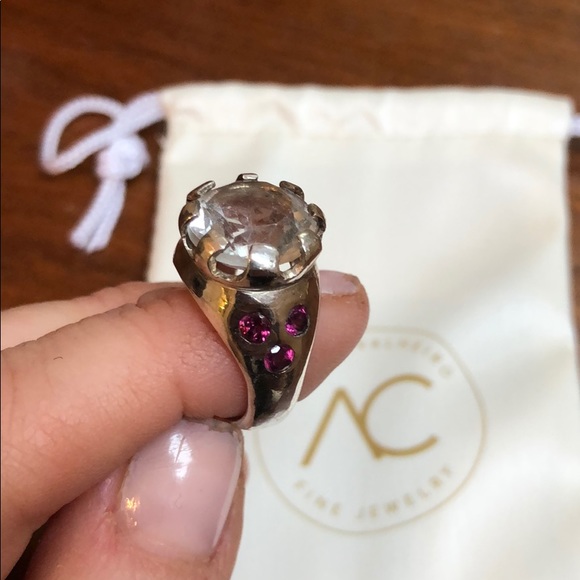 Ana Cavalheiro Jewelry - One of a kind Ana Cavalheiro sterling/quartz ring